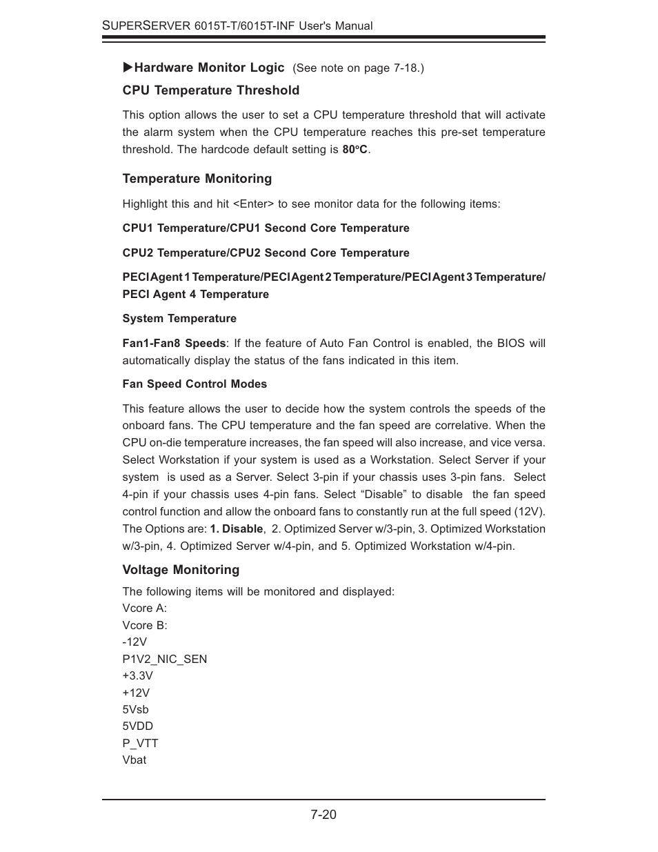 SUPER MICRO Computer SUPERSERVER 6015T-INF User Manual | Page 82 / 114