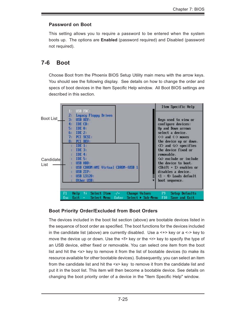 6 boot | SUPER MICRO Computer SUPERSERVER 6015T-INF User Manual | Page 87 / 114