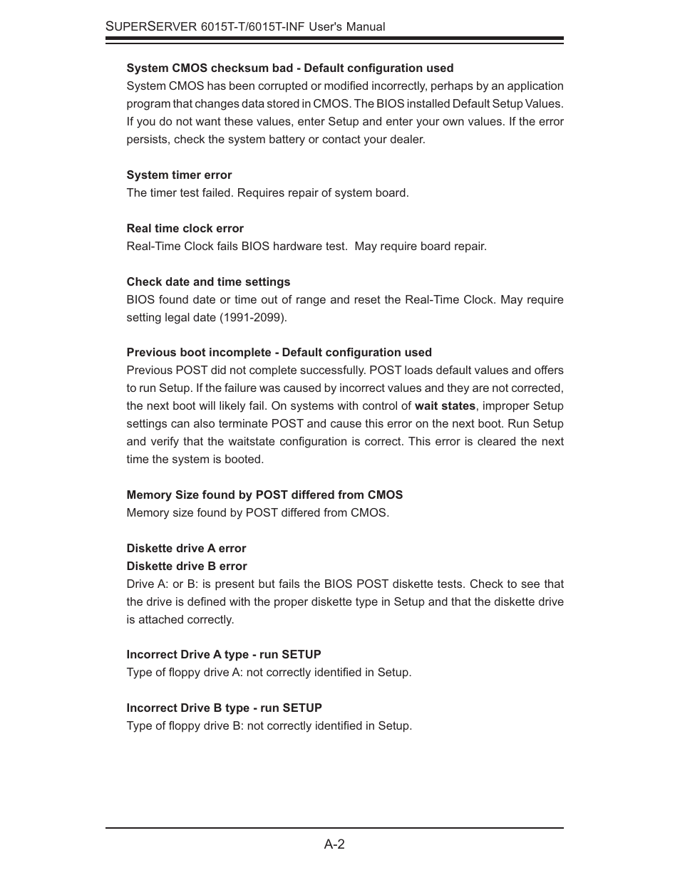 SUPER MICRO Computer SUPERSERVER 6015T-INF User Manual | Page 90 / 114