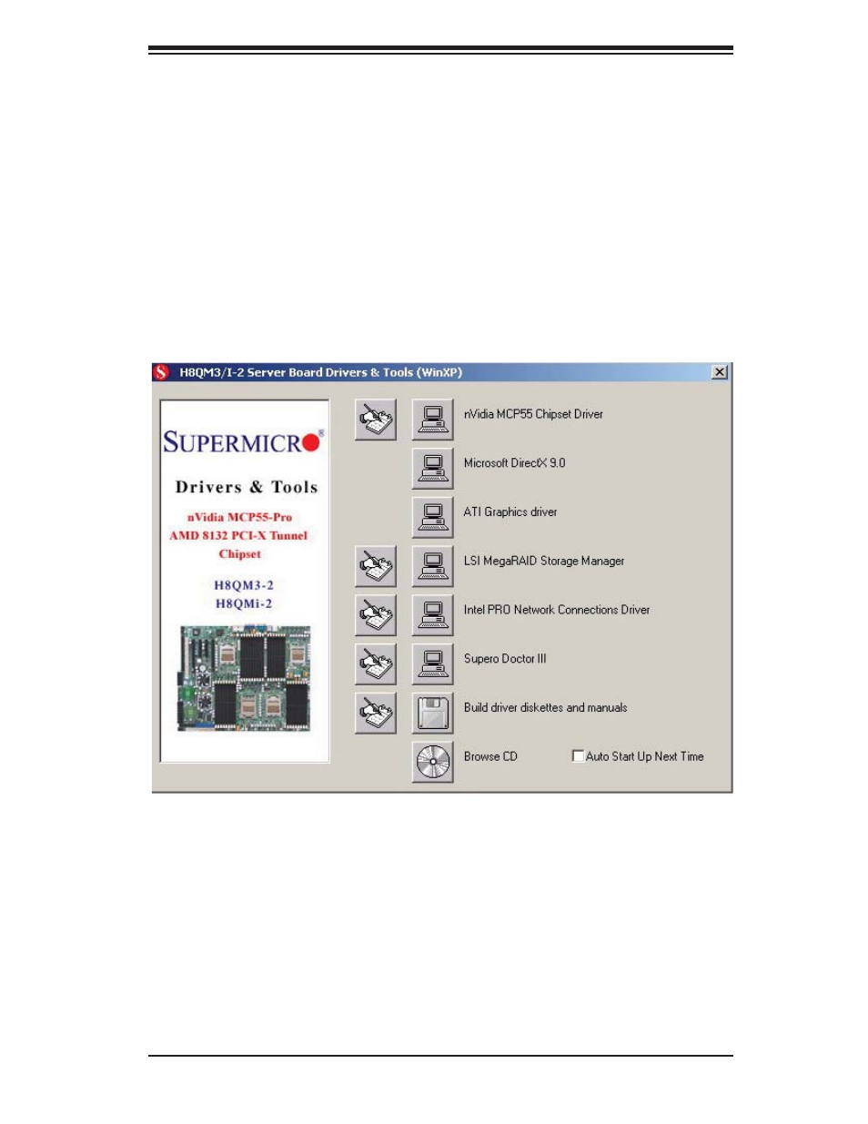 11 installing software drivers | SUPER MICRO Computer Super H8QM3-2 User Manual | Page 41 / 76