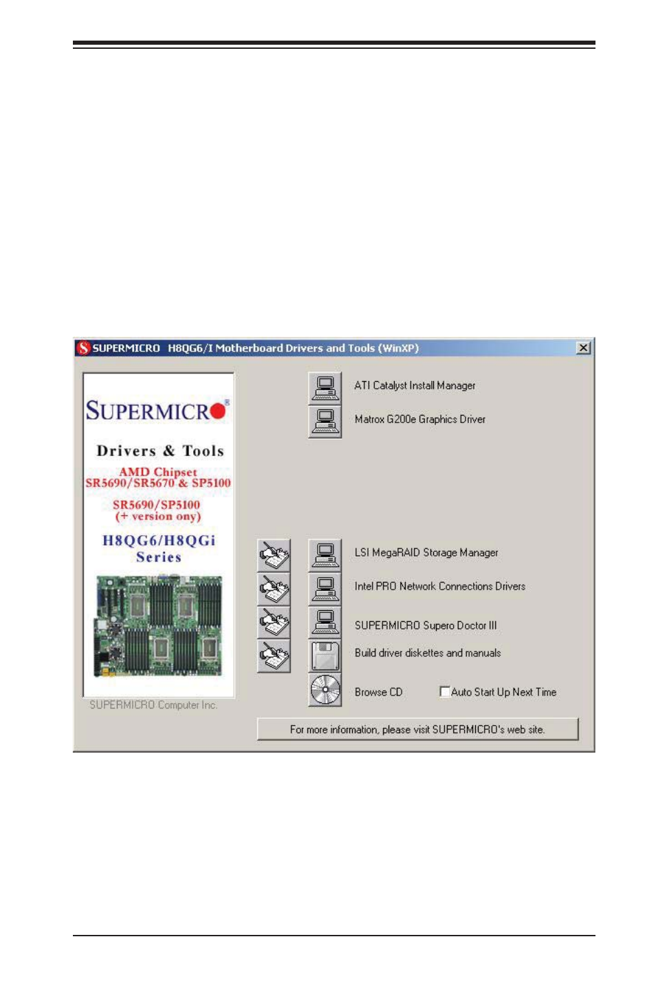 12 installing drivers | SUPER MICRO Computer SUPERO H8QG6+-F User Manual | Page 51 / 82