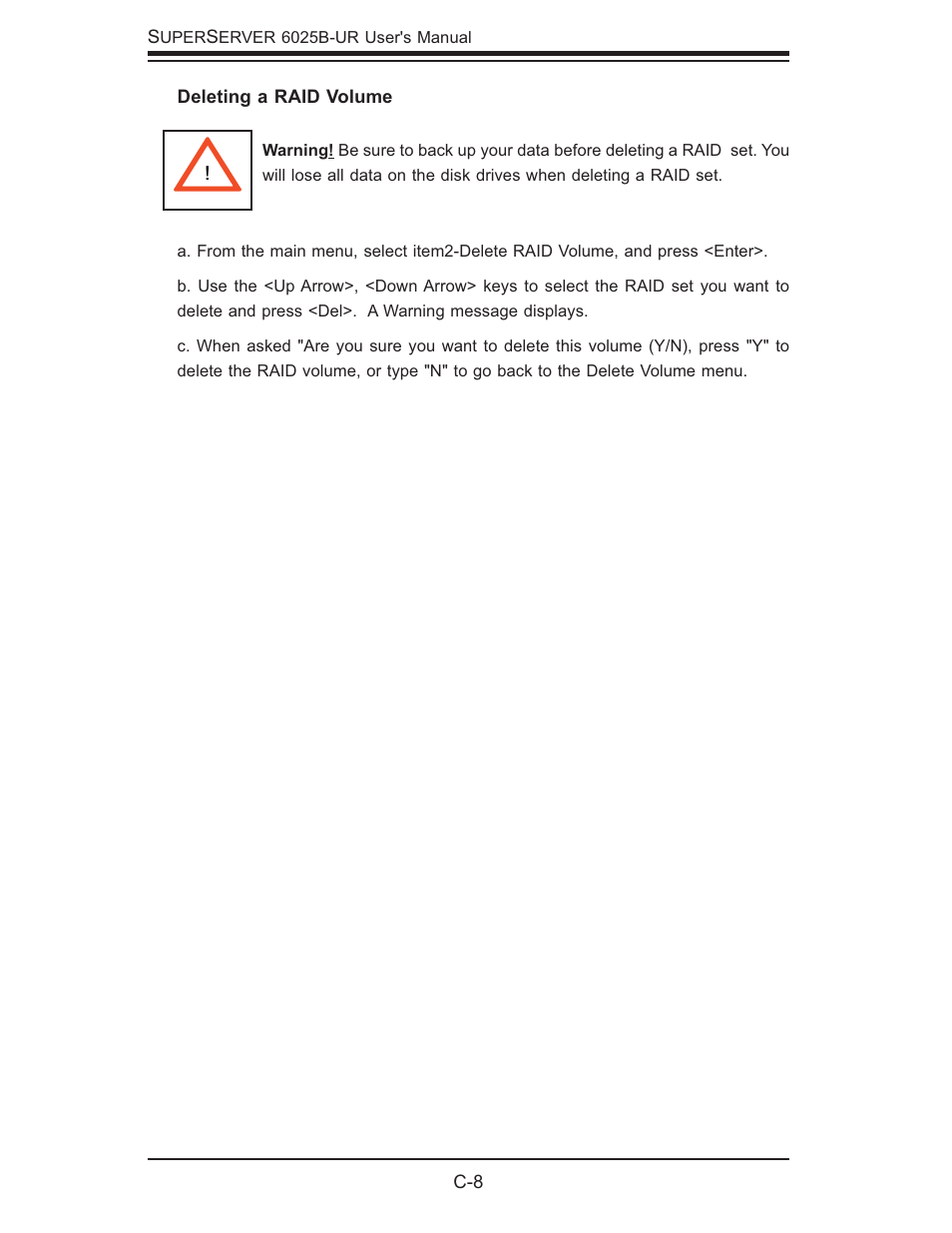SUPER MICRO Computer 6025B-UR User Manual | Page 112 / 122