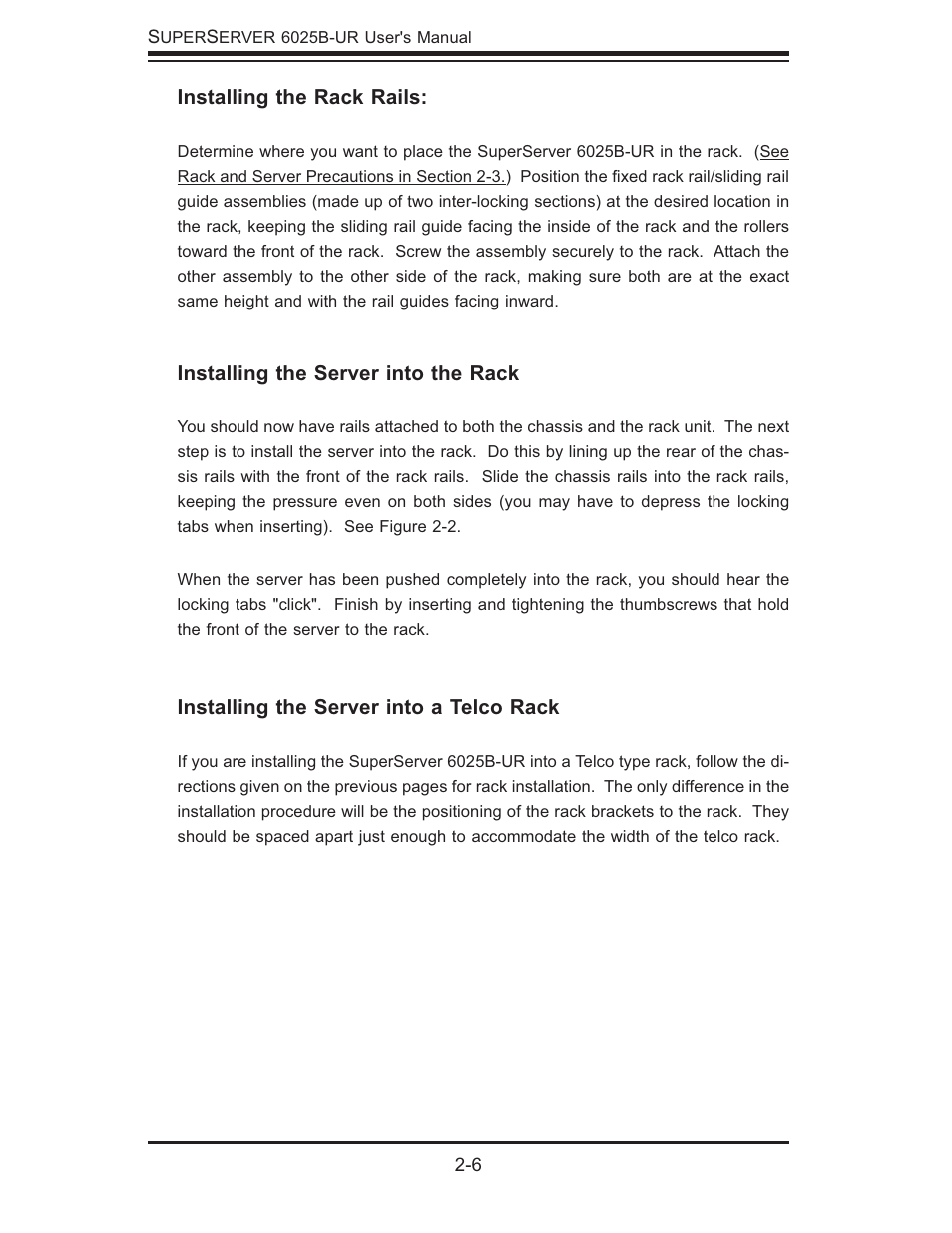 SUPER MICRO Computer 6025B-UR User Manual | Page 22 / 122