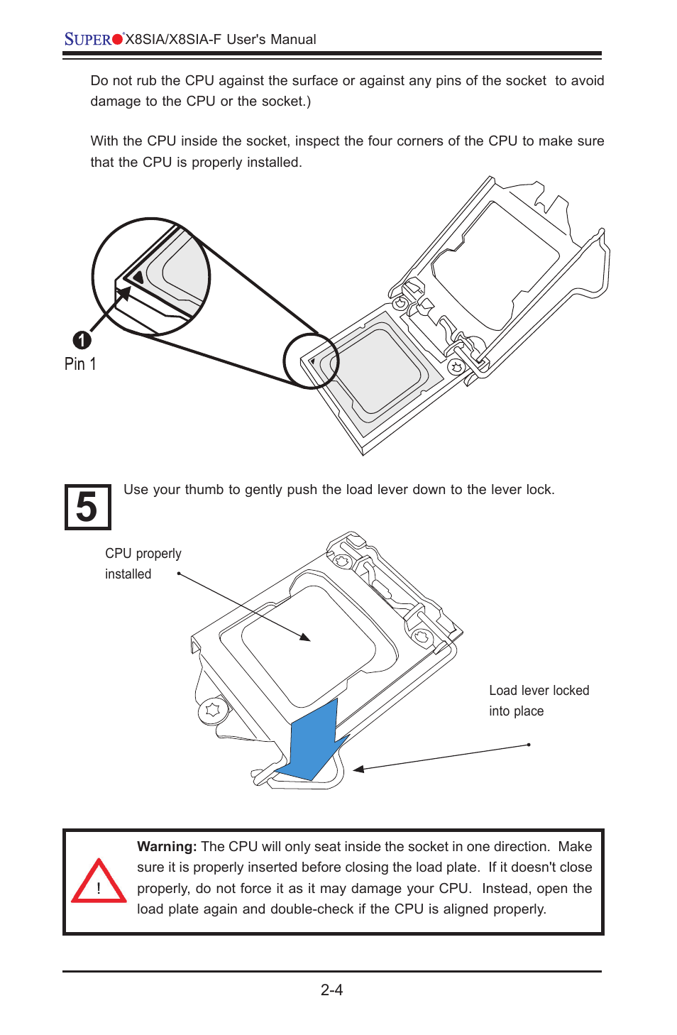 SUPER MICRO Computer SUPERO X8SIA-F User Manual | Page 30 / 109