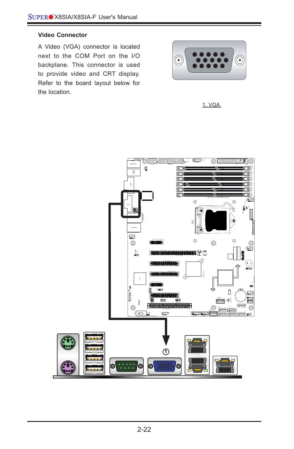 X8sia/x8sia-f user's manual, Jpw2, Jwol | Fail pwr dom pwr, I-sata4 i-sata3 uid, Jpi2c:pwr i2c jspk :buzz er/speaker, 3:disable 1-2:enable, Jpg1: vga | SUPER MICRO Computer SUPERO X8SIA-F User Manual | Page 48 / 109