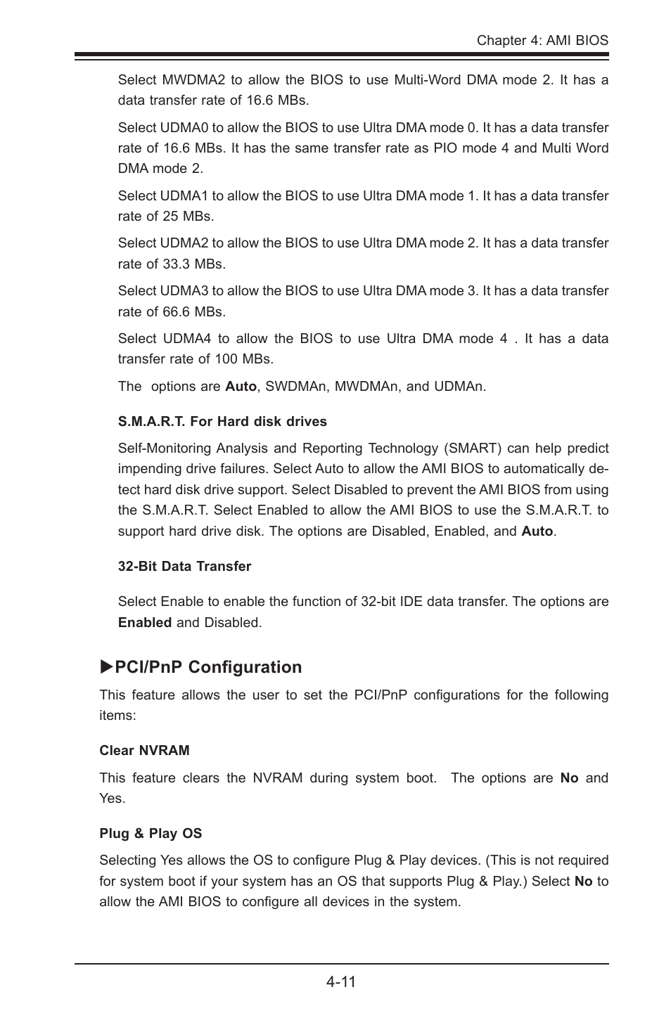 Pci/pnp configuration | SUPER MICRO Computer SUPERO X8SIA-F User Manual | Page 87 / 109