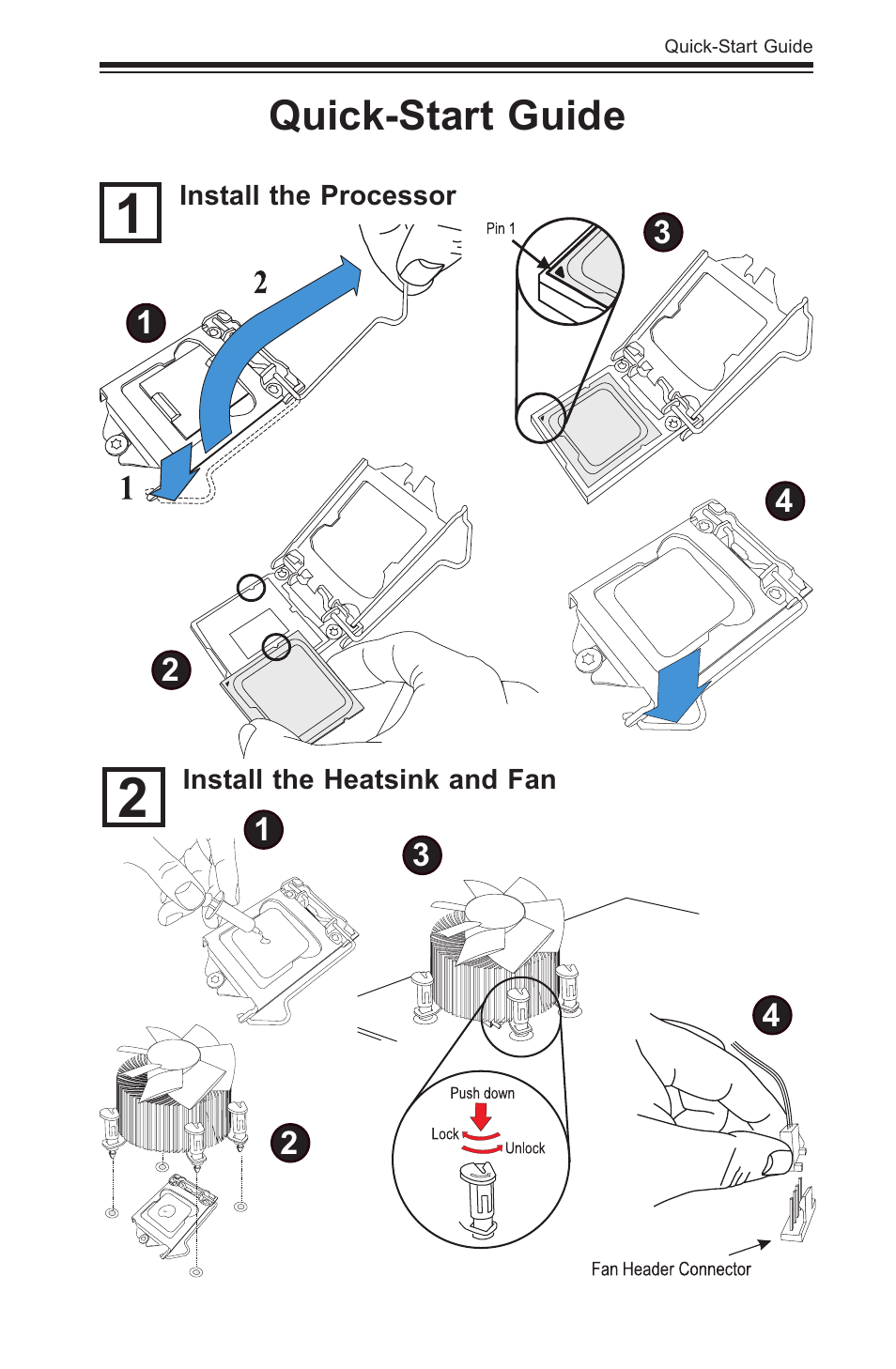 Quick-start guide | SUPER MICRO Computer SUPERO X8SIA-F User Manual | Page 9 / 109