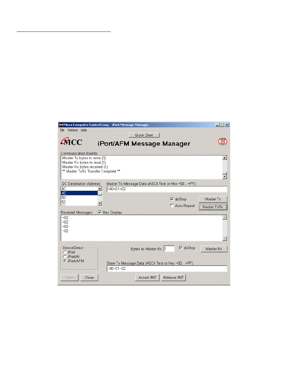 Iport message manager | SUPER MICRO Computer MIIC-203 User Manual | Page 15 / 56
