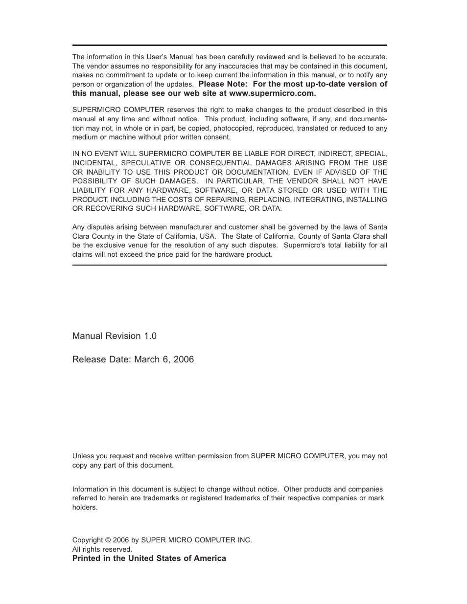SUPER MICRO Computer SUPERSERVER 6014L-T User Manual | Page 2 / 120