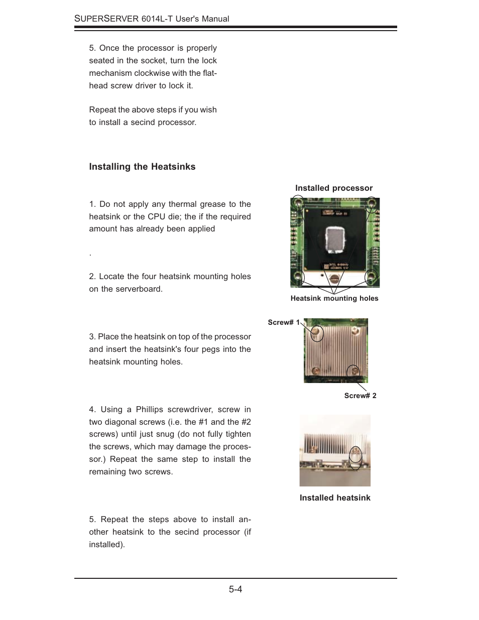 SUPER MICRO Computer SUPERSERVER 6014L-T User Manual | Page 40 / 120