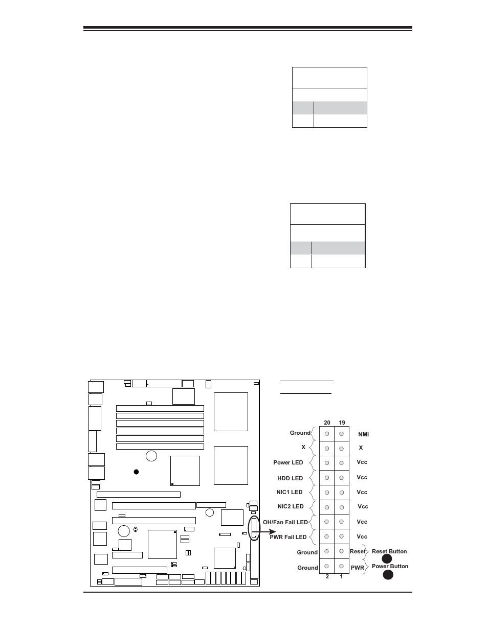 Power button, Reset button, Chapter 2: installation | A. reset button b. pwr button | SUPER MICRO Computer X7DVL-3 User Manual | Page 33 / 90