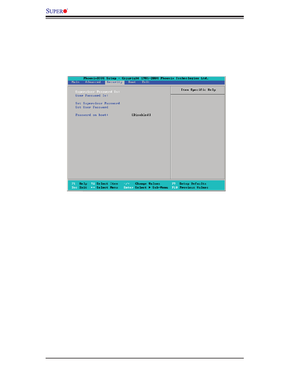 5 security | SUPER MICRO Computer X7DVL-3 User Manual | Page 80 / 90