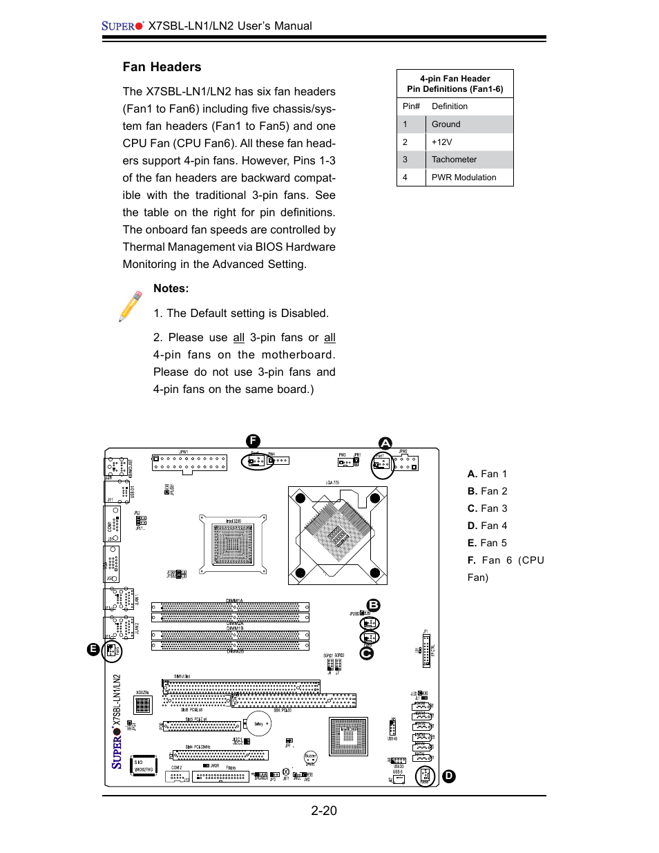 SUPER MICRO Computer X7SBL-LN1/LN2 User Manual | Page 38 / 95