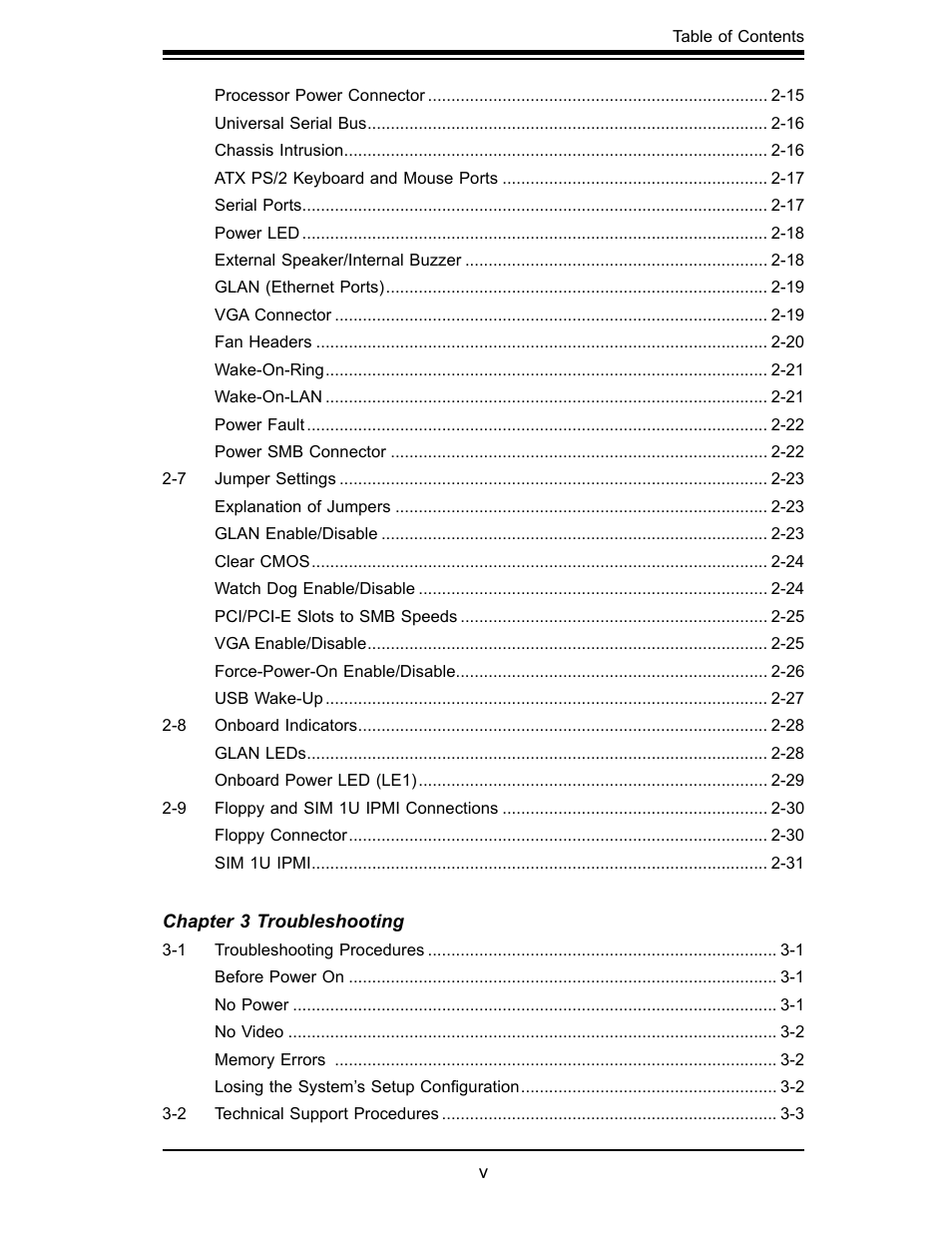 SUPER MICRO Computer X7SBL-LN1/LN2 User Manual | Page 5 / 95