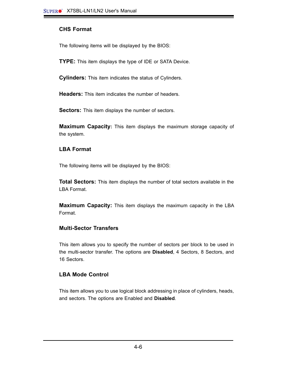 SUPER MICRO Computer X7SBL-LN1/LN2 User Manual | Page 62 / 95