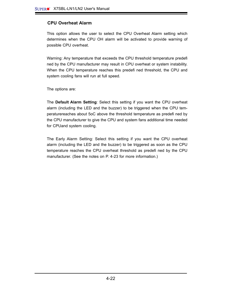 SUPER MICRO Computer X7SBL-LN1/LN2 User Manual | Page 78 / 95