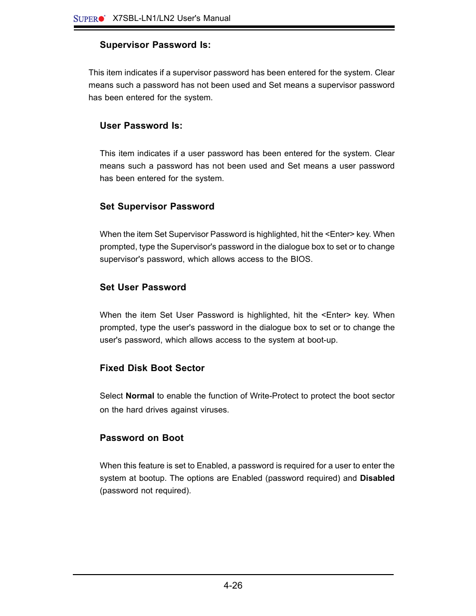 SUPER MICRO Computer X7SBL-LN1/LN2 User Manual | Page 82 / 95