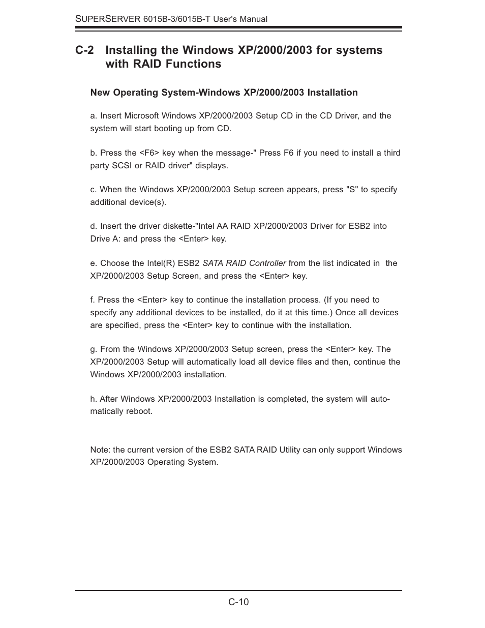SUPER MICRO Computer SUPERSERVER 6015B-3 User Manual | Page 116 / 144