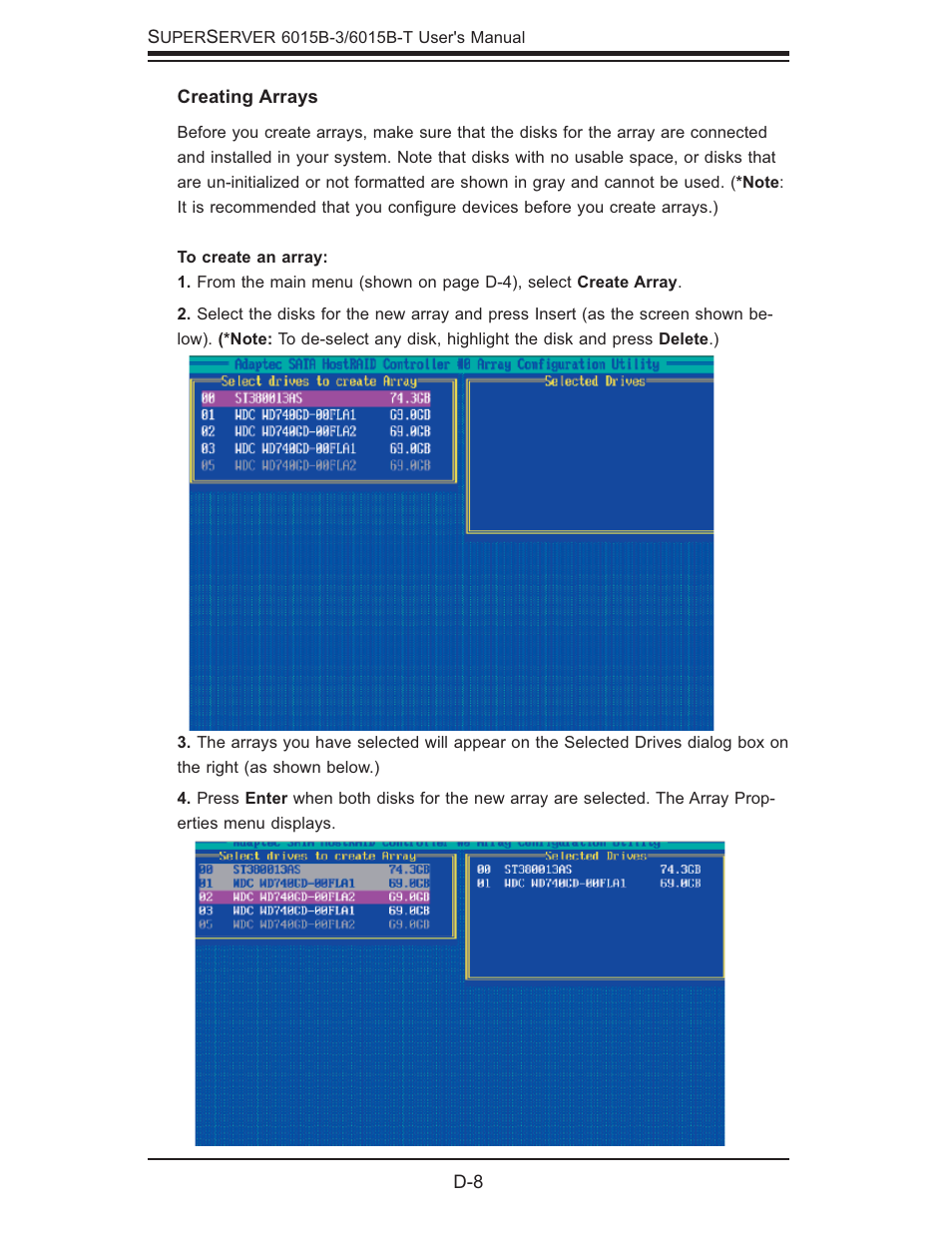 SUPER MICRO Computer SUPERSERVER 6015B-3 User Manual | Page 124 / 144
