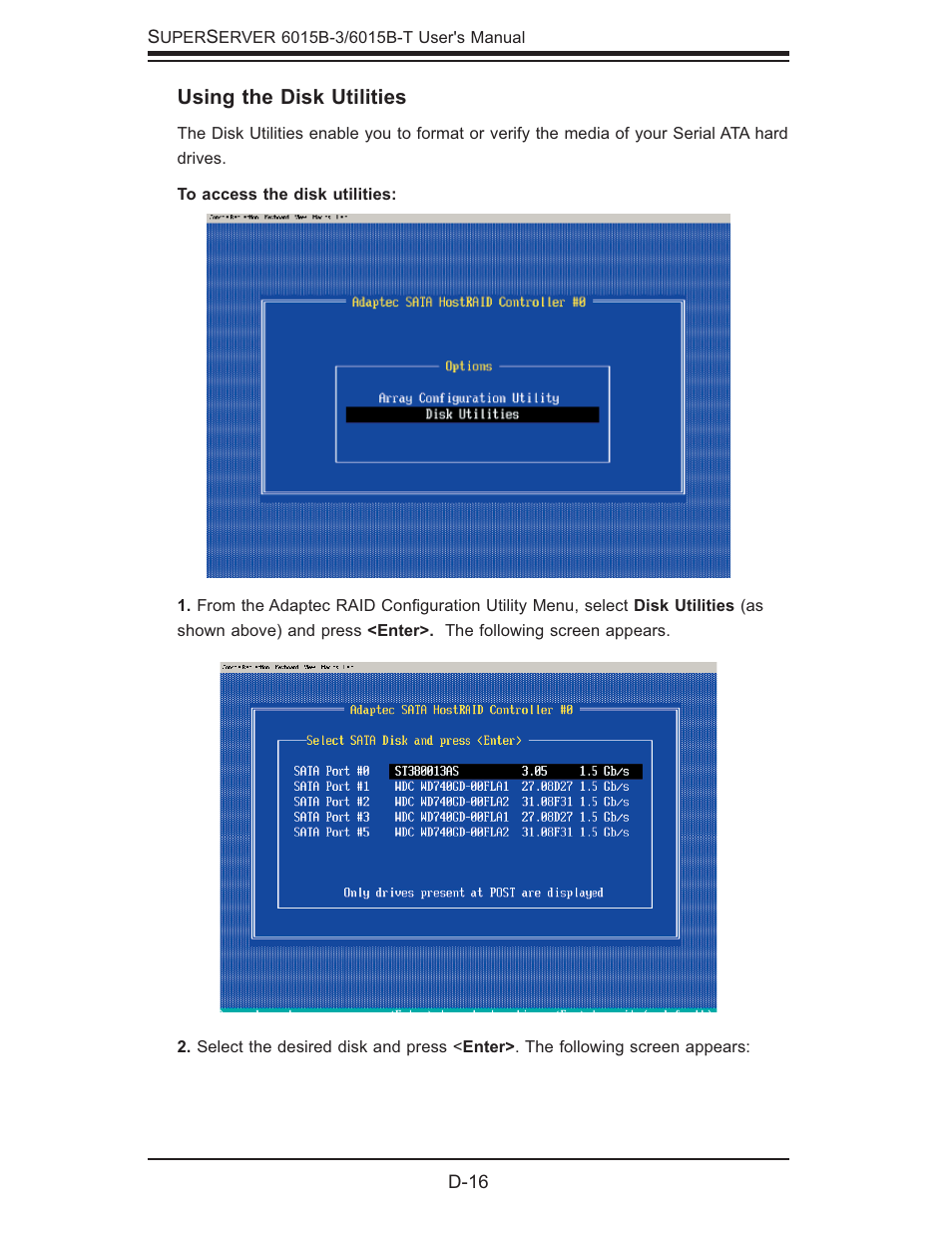SUPER MICRO Computer SUPERSERVER 6015B-3 User Manual | Page 132 / 144