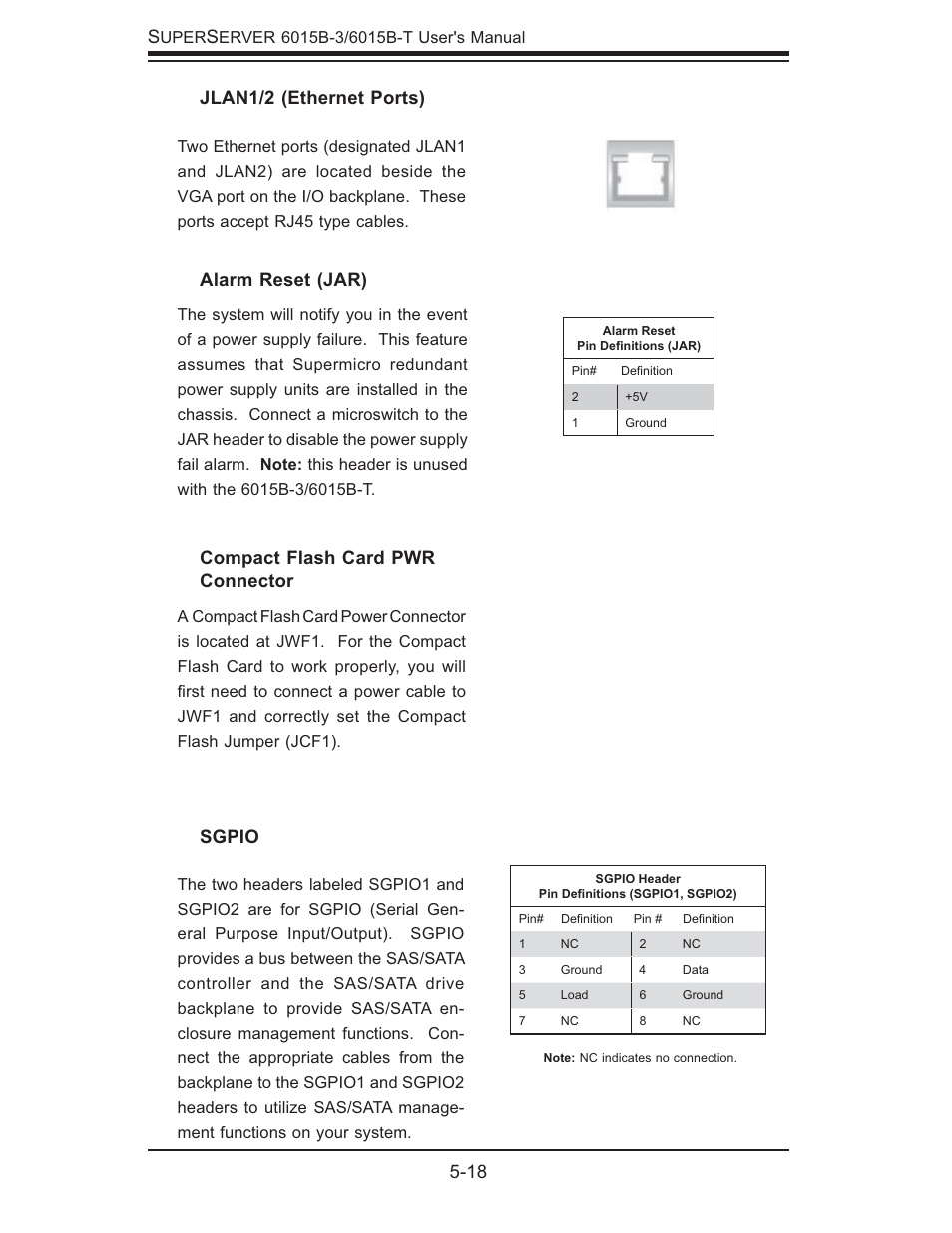 SUPER MICRO Computer SUPERSERVER 6015B-3 User Manual | Page 52 / 144