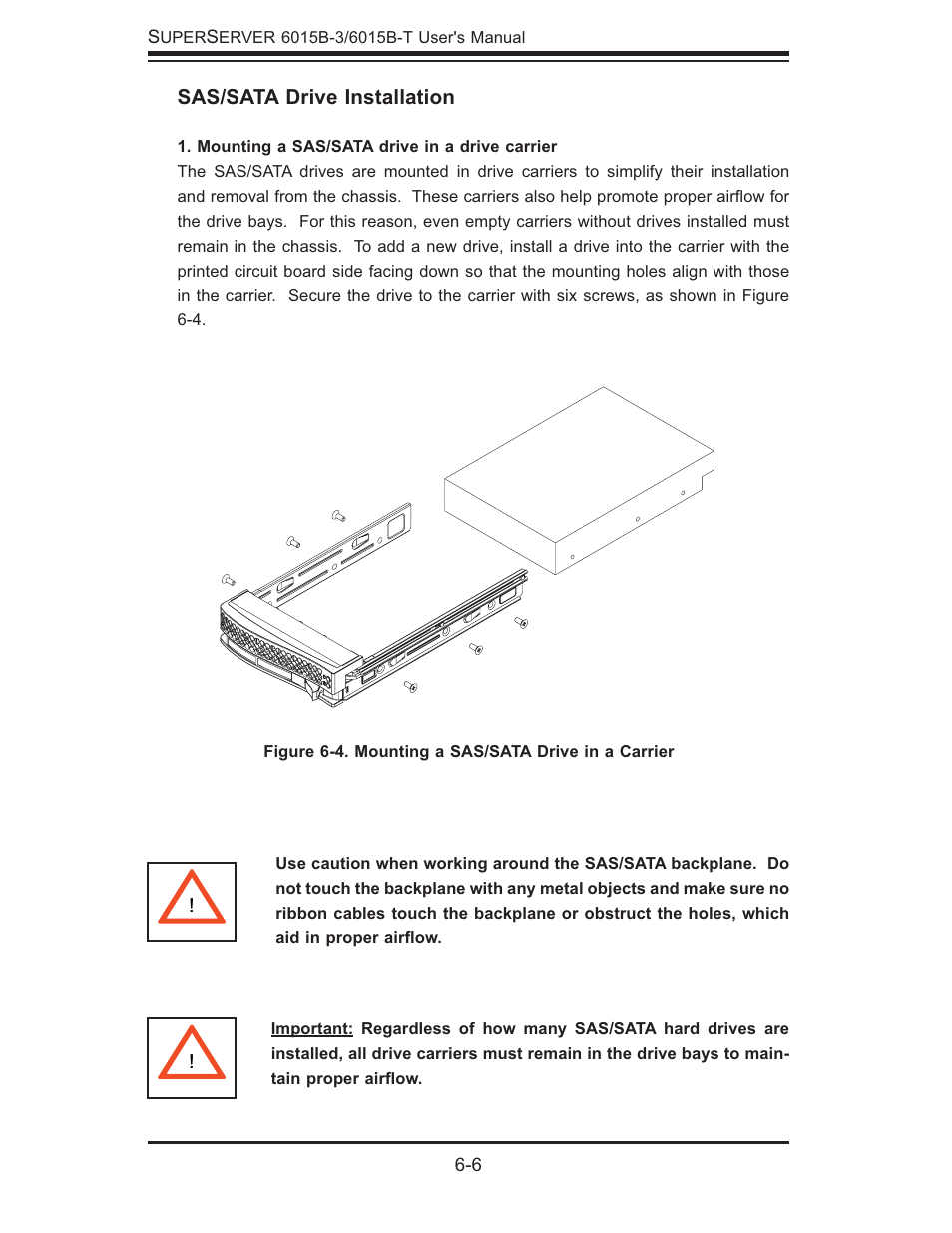 SUPER MICRO Computer SUPERSERVER 6015B-3 User Manual | Page 64 / 144
