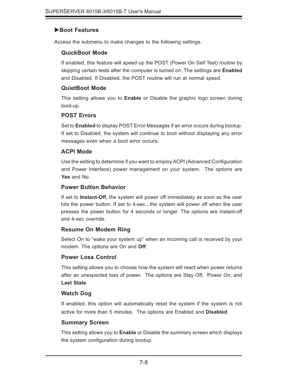 SUPER MICRO Computer SUPERSERVER 6015B-3 User Manual | Page 76 / 144