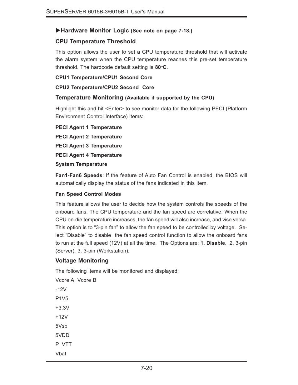 SUPER MICRO Computer SUPERSERVER 6015B-3 User Manual | Page 88 / 144