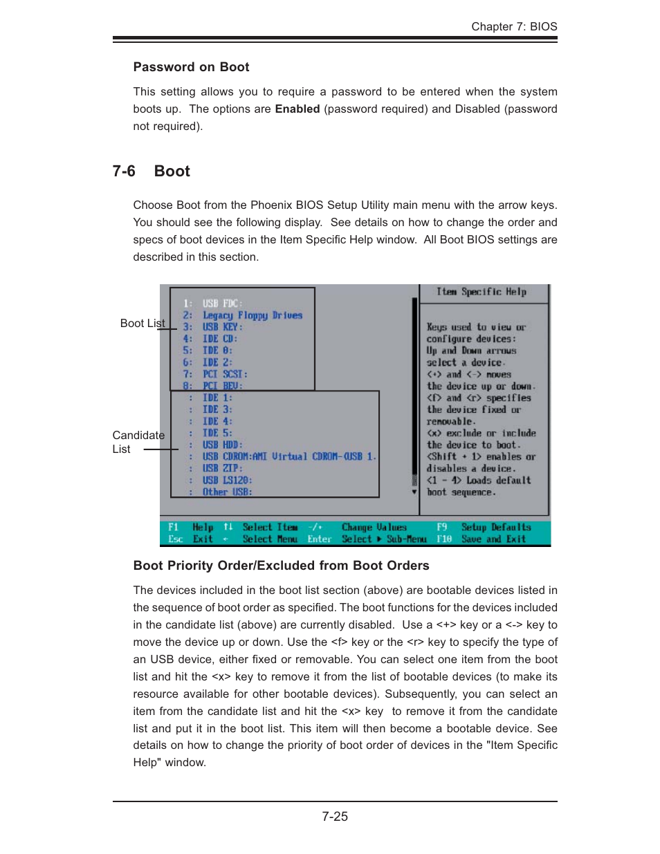 6 boot | SUPER MICRO Computer SUPERSERVER 6015B-3 User Manual | Page 93 / 144