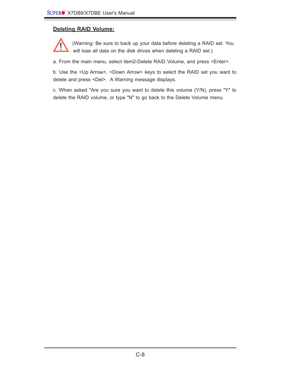 SUPER MICRO Computer SUPER X7DB8 User Manual | Page 104 / 130