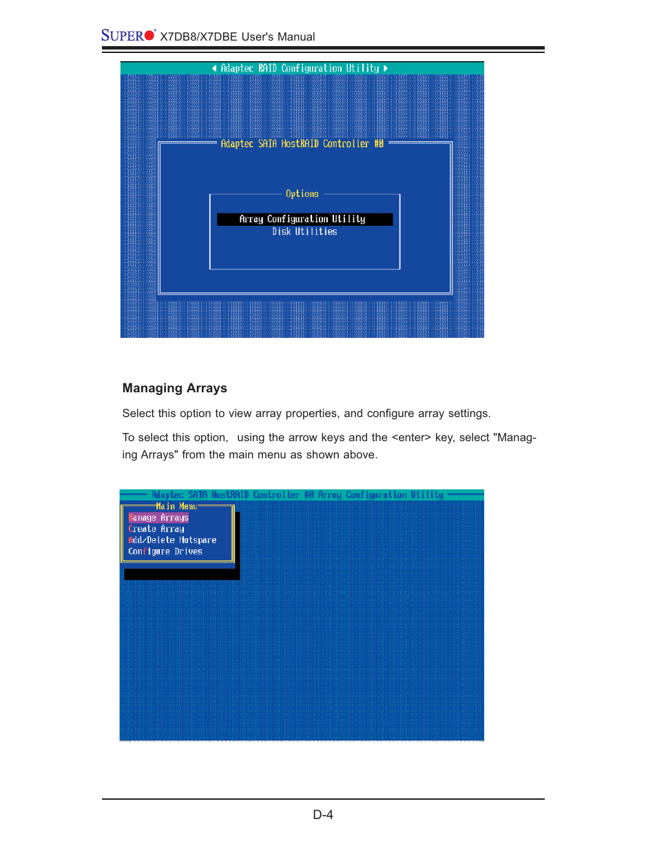 SUPER MICRO Computer SUPER X7DB8 User Manual | Page 110 / 130