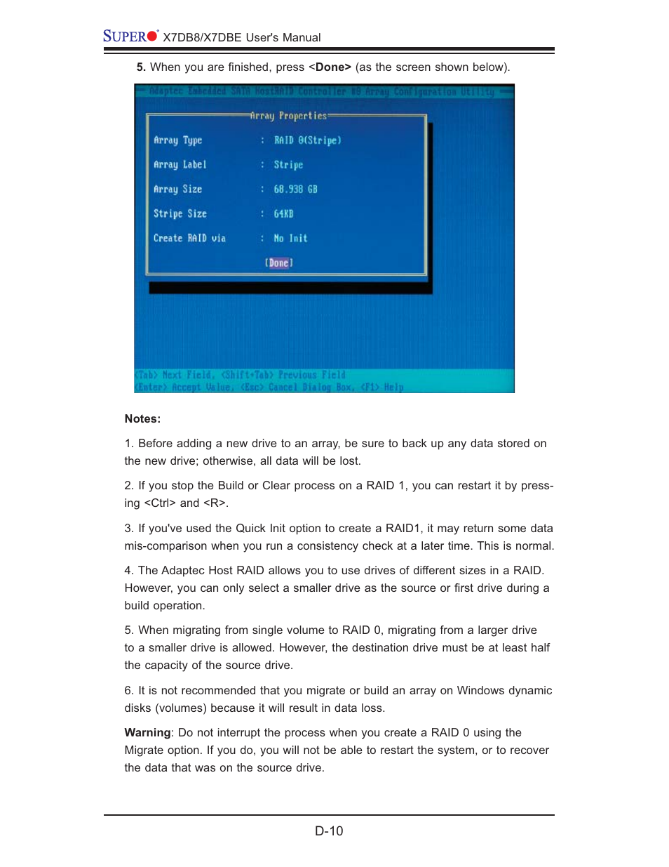 SUPER MICRO Computer SUPER X7DB8 User Manual | Page 116 / 130