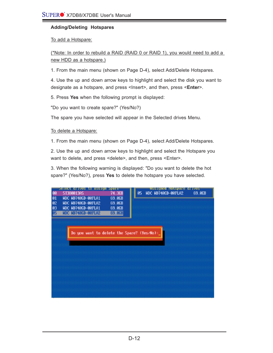 SUPER MICRO Computer SUPER X7DB8 User Manual | Page 118 / 130