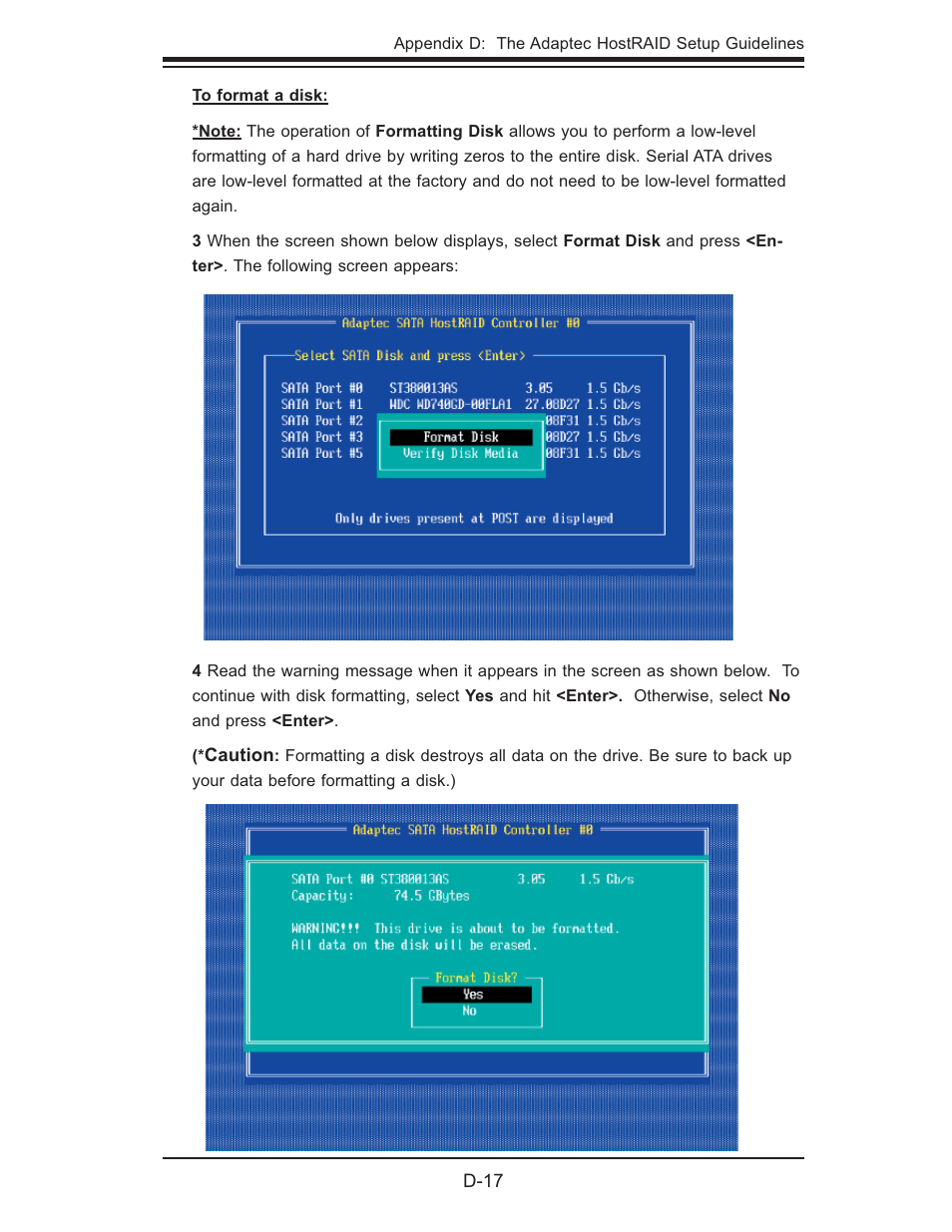 SUPER MICRO Computer SUPER X7DB8 User Manual | Page 123 / 130