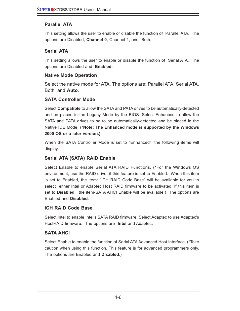 SUPER MICRO Computer SUPER X7DB8 User Manual | Page 64 / 130