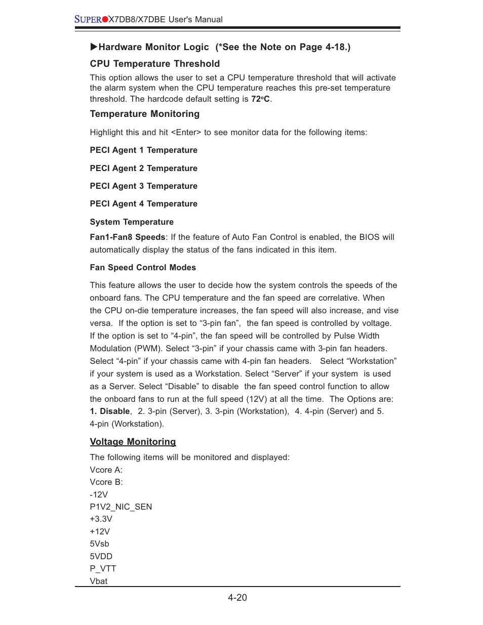 SUPER MICRO Computer SUPER X7DB8 User Manual | Page 78 / 130