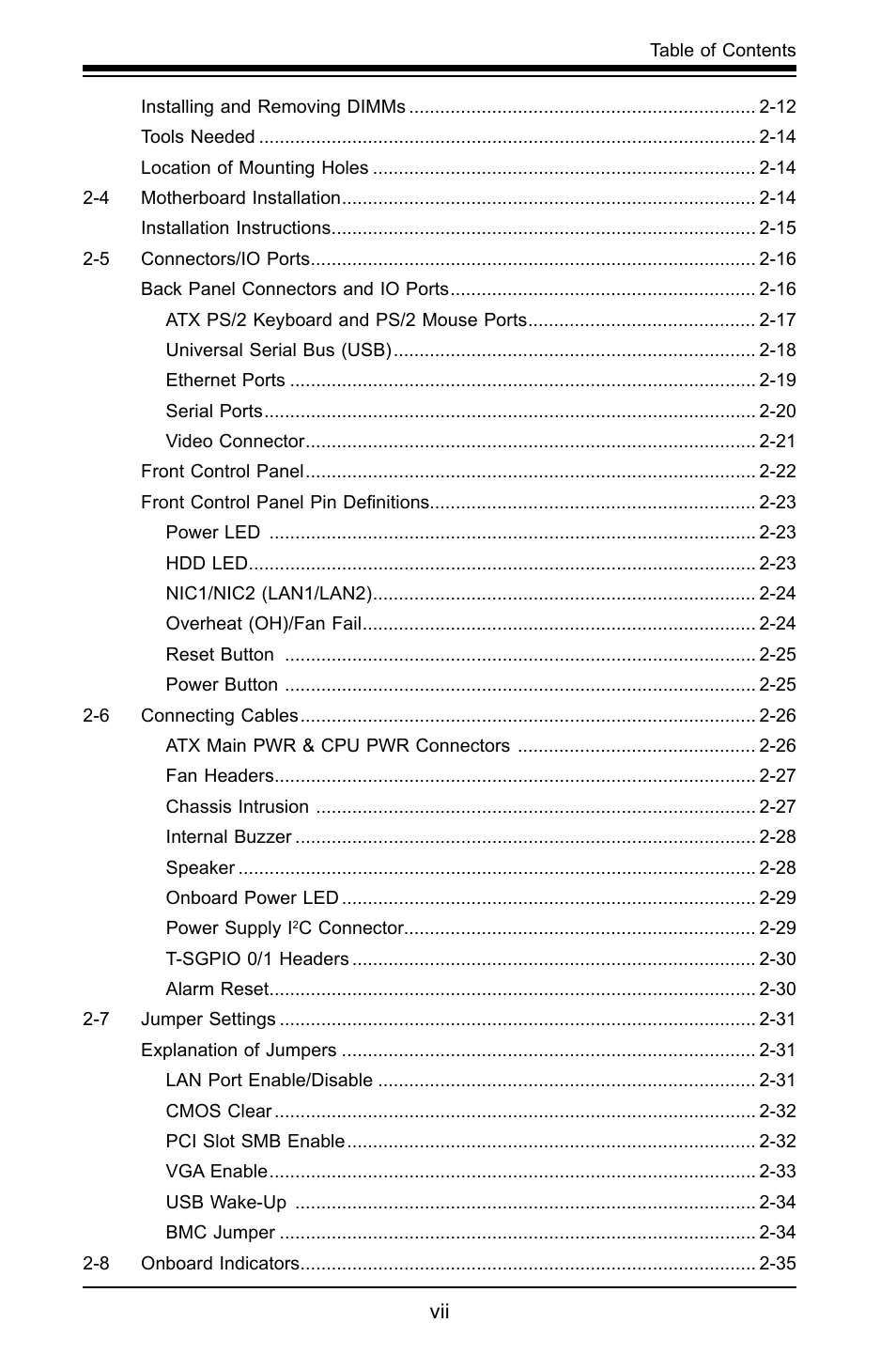 SUPER MICRO Computer X8SIL User Manual | Page 6 / 101