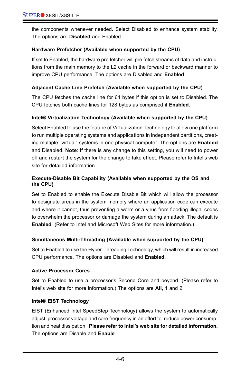 SUPER MICRO Computer X8SIL User Manual | Page 74 / 101