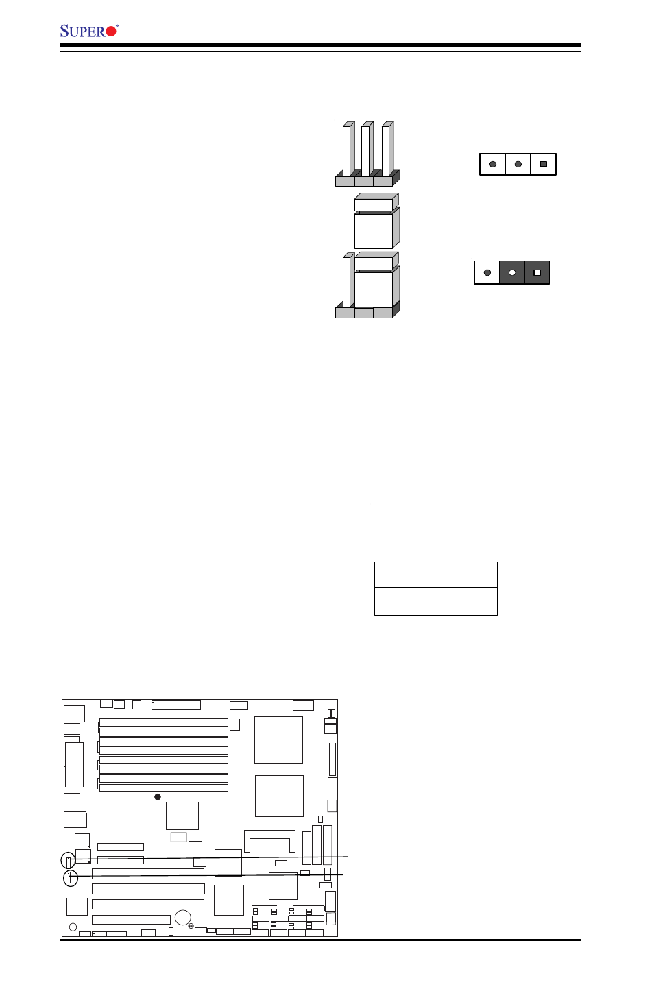 6 jumper settings, Explanation of jumpers, Glan enable/disable | X6dht-g user's manual, Pin 1-2 short | SUPER MICRO Computer X6DHT-G User Manual | Page 42 / 110