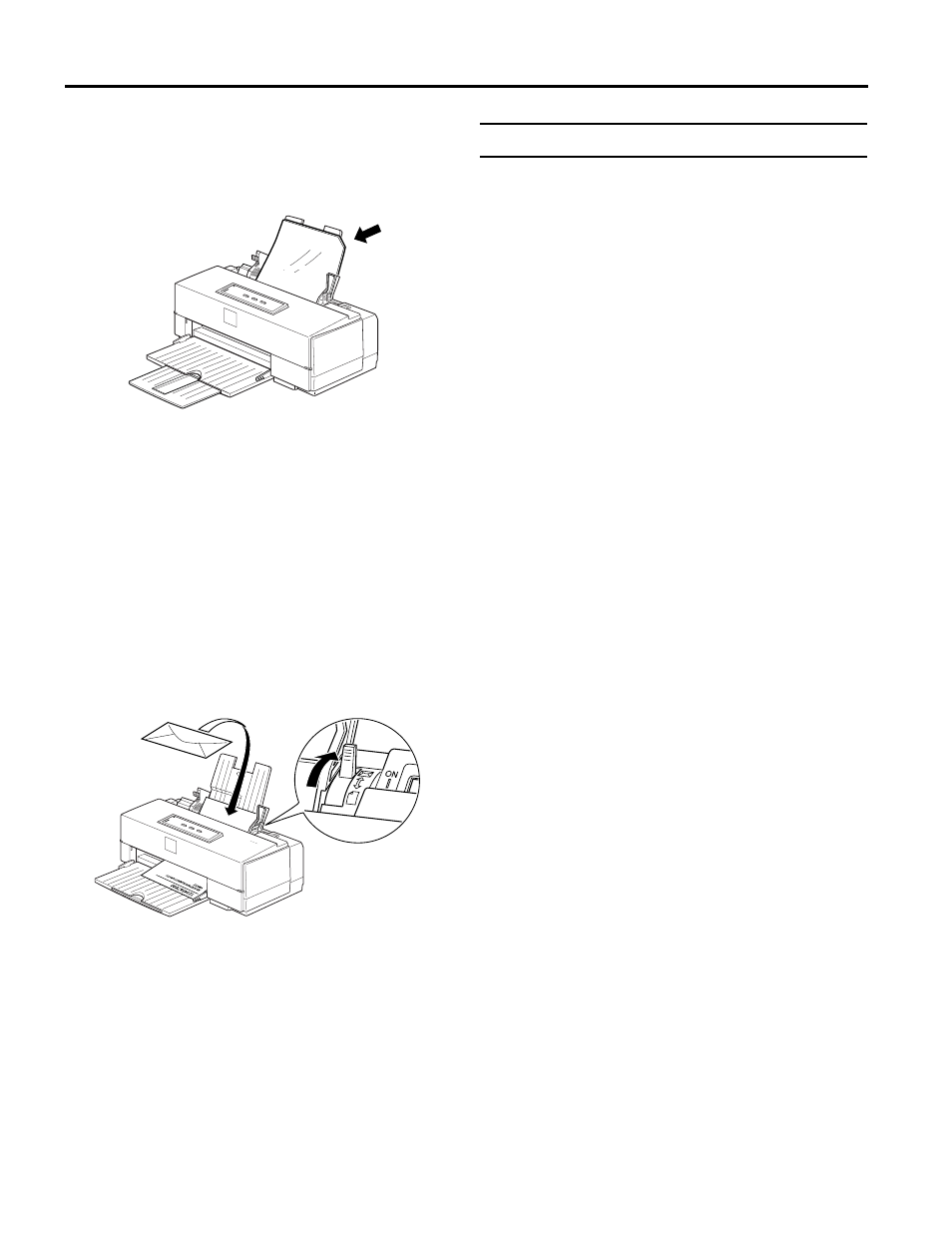 Loading envelopes, Calibrating the printer, Calibrating the printer using windows | Epson stylus color 500 | SUPER MICRO Computer Epson Stylus Color 500 User Manual | Page 12 / 16