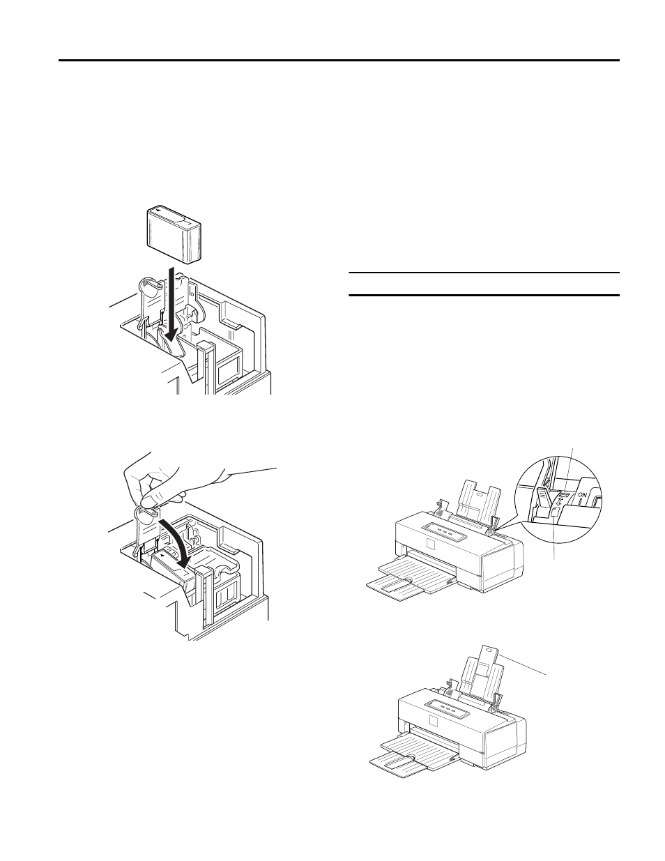 Loading plain paper | SUPER MICRO Computer Epson Stylus Color 500 User Manual | Page 9 / 16