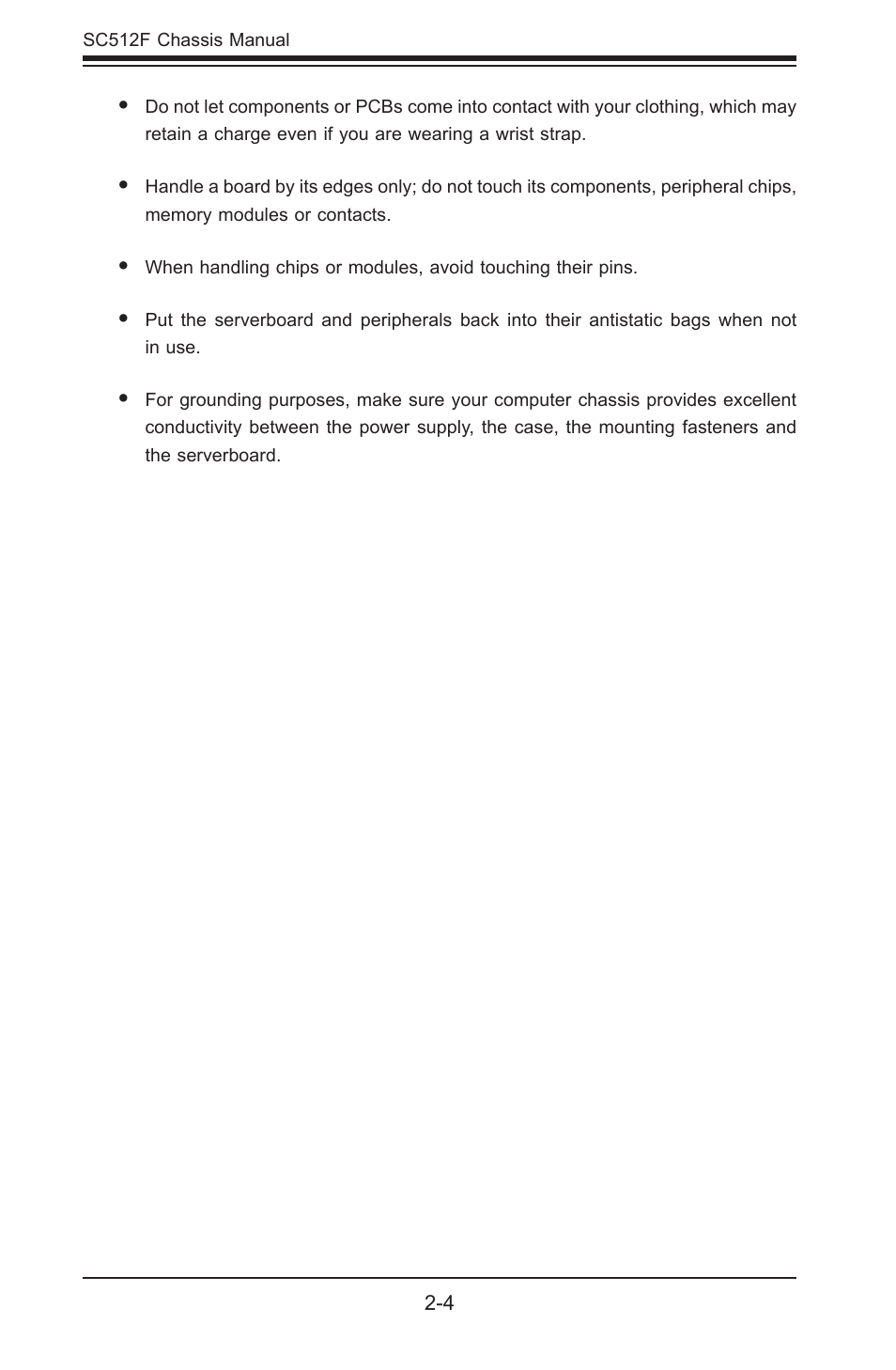 SUPER MICRO Computer Supero SC512 User Manual | Page 16 / 68