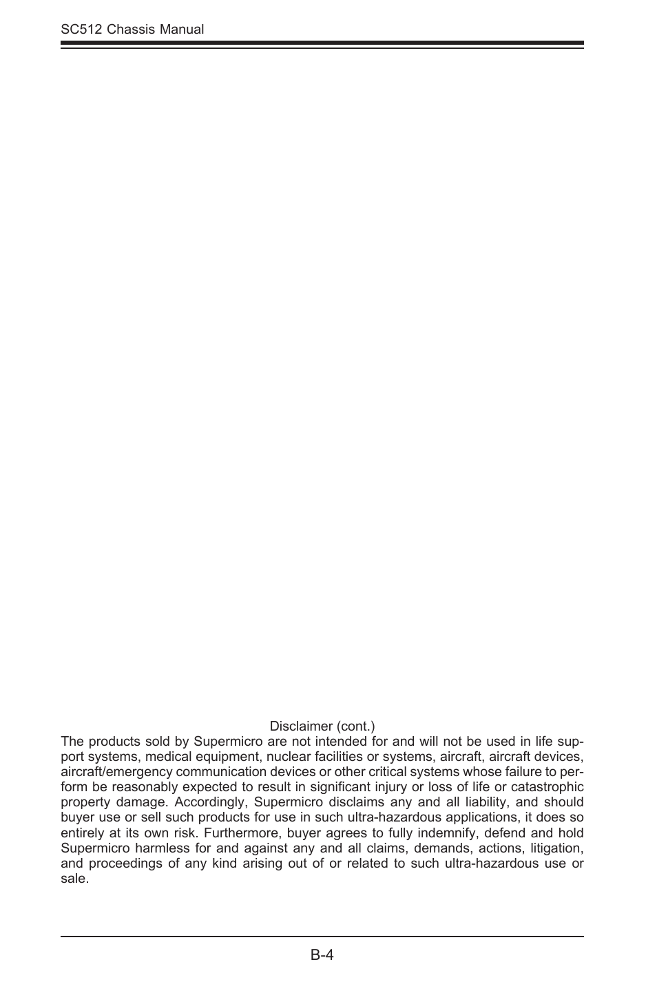SUPER MICRO Computer Supero SC512 User Manual | Page 68 / 68