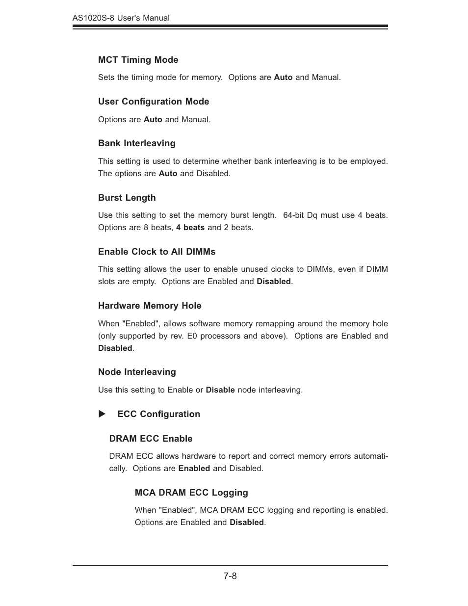 SUPER MICRO Computer AS1020S-8 User Manual | Page 78 / 102