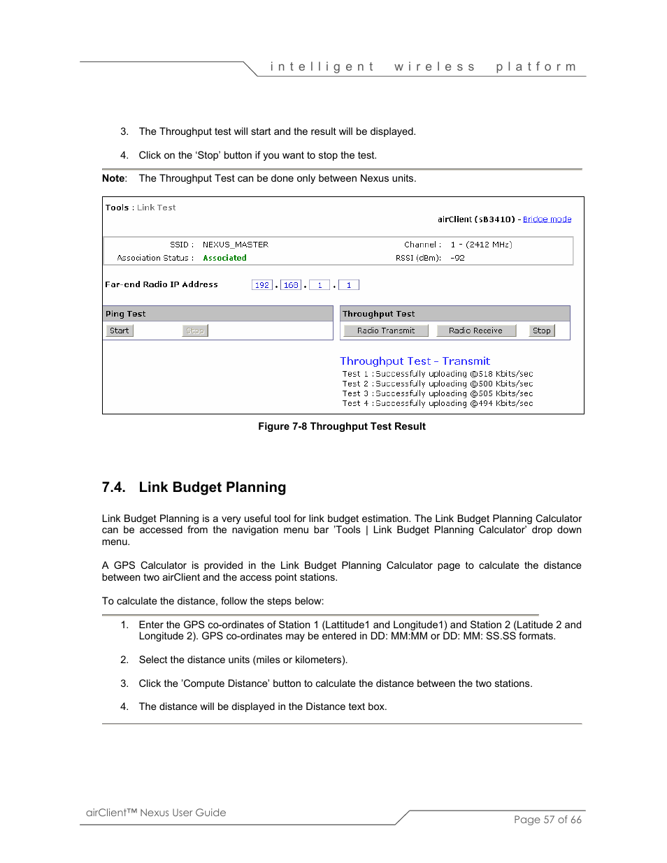 Link budget planning | SmartBridges sB3410 User Manual | Page 57 / 66