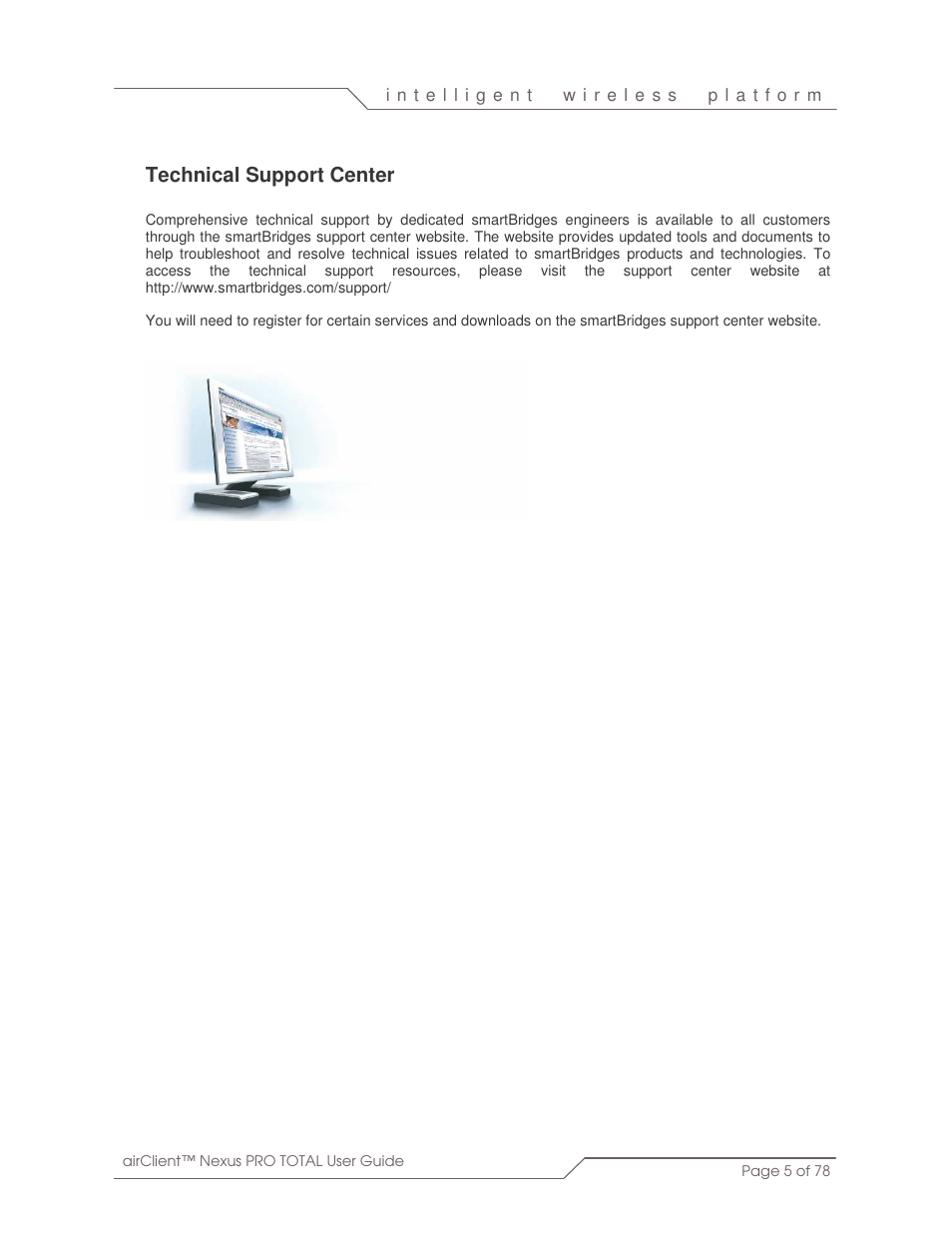 Technical support center | SmartBridges sB3412 User Manual | Page 5 / 78