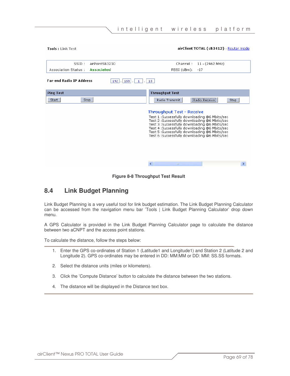 4 link budget planning | SmartBridges sB3412 User Manual | Page 69 / 78