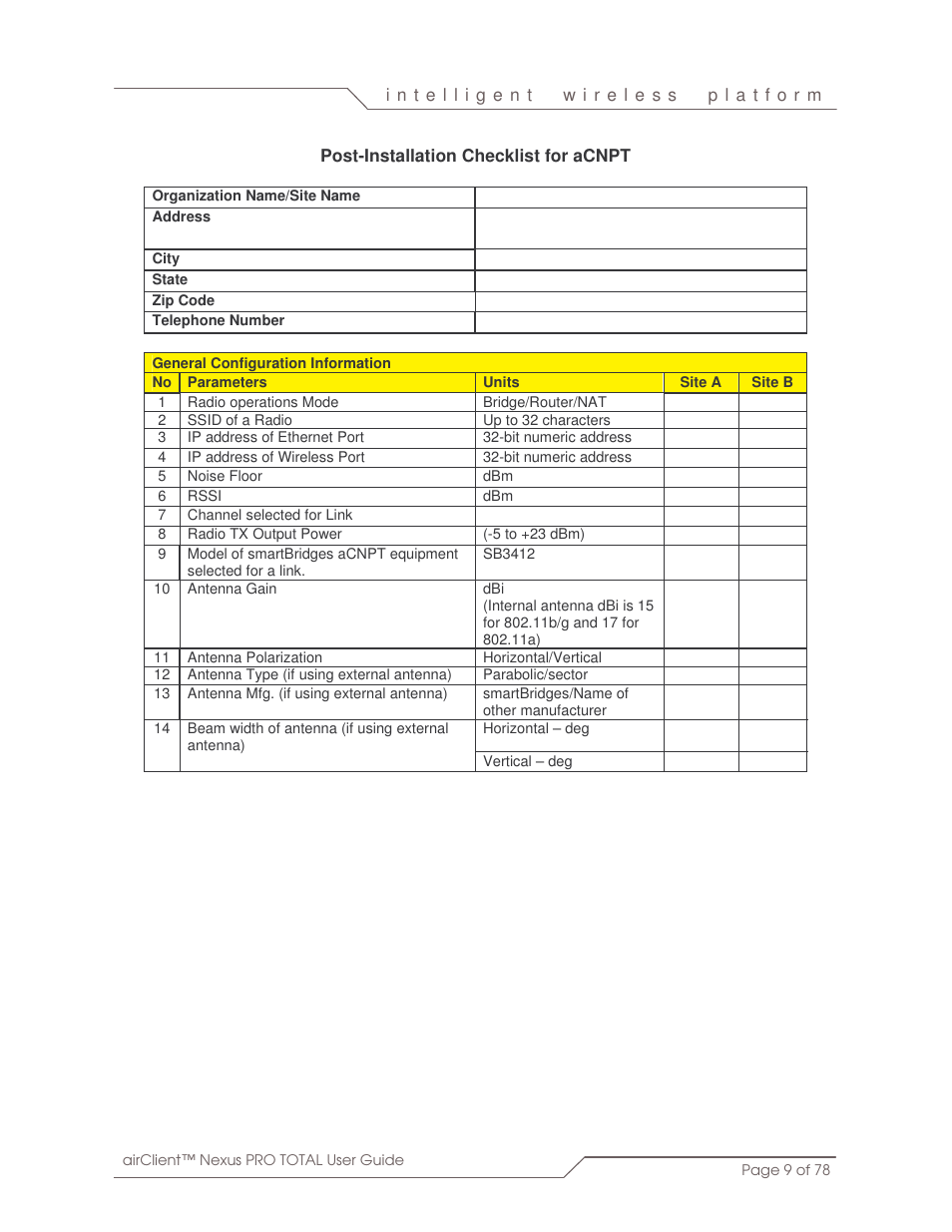 SmartBridges sB3412 User Manual | Page 9 / 78