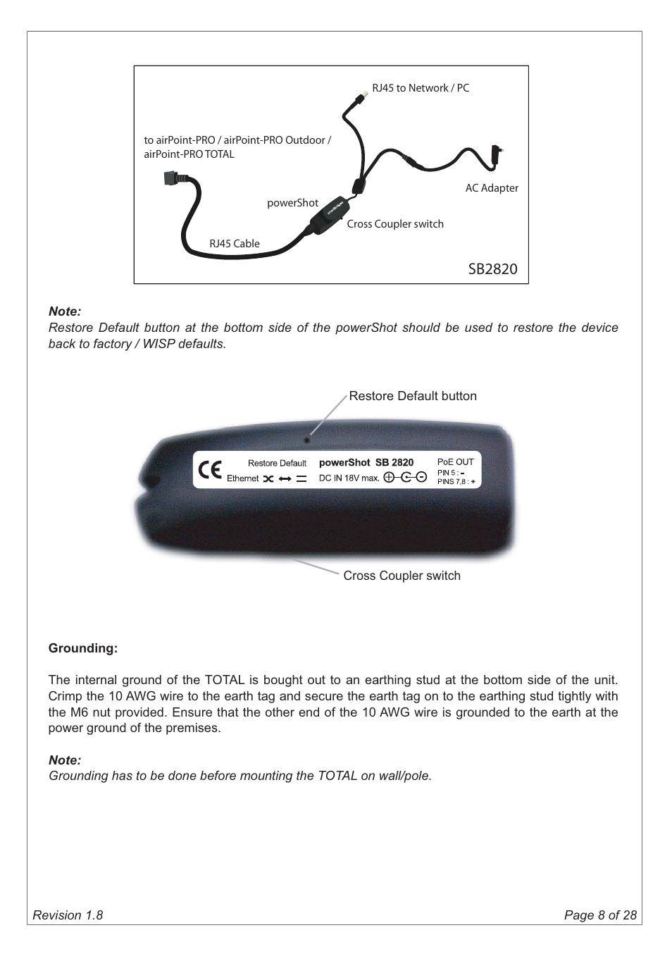 Sb2820 | SmartBridges airPoint Pro Series User Manual | Page 8 / 28