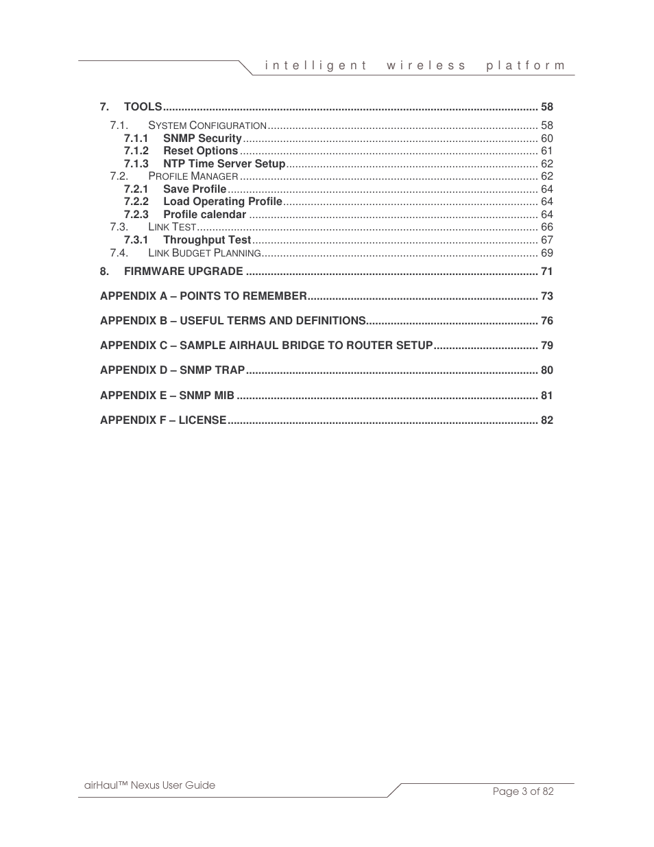 SmartBridges sB3010 User Manual | Page 3 / 82